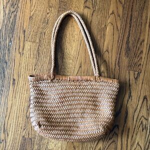 Vilenca Holland Woven Leather Tote
